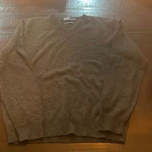 Polo dark grey lambs wool sweater